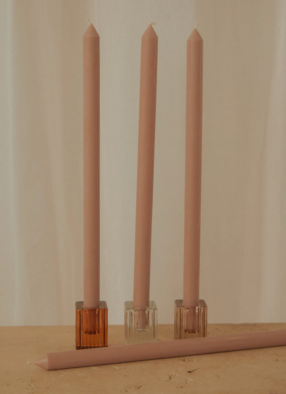 Candle Co New & Most Loved Moreton Eco Dinner Candle - Latte 3 Candle Co New & Most Loved Moreton Eco Dinner Candle - Latte