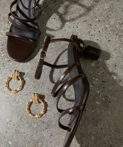 4th & Reckless Tyler Heel - Chocolate PU