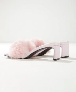 Cult Avenue City Limits Fluffy Heel - Baby Pink New & Most Loved