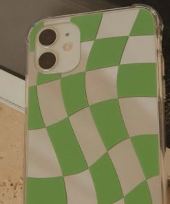 Peppermayo Time Warp IPhone Case - Gren Warp Check New & Most Loved