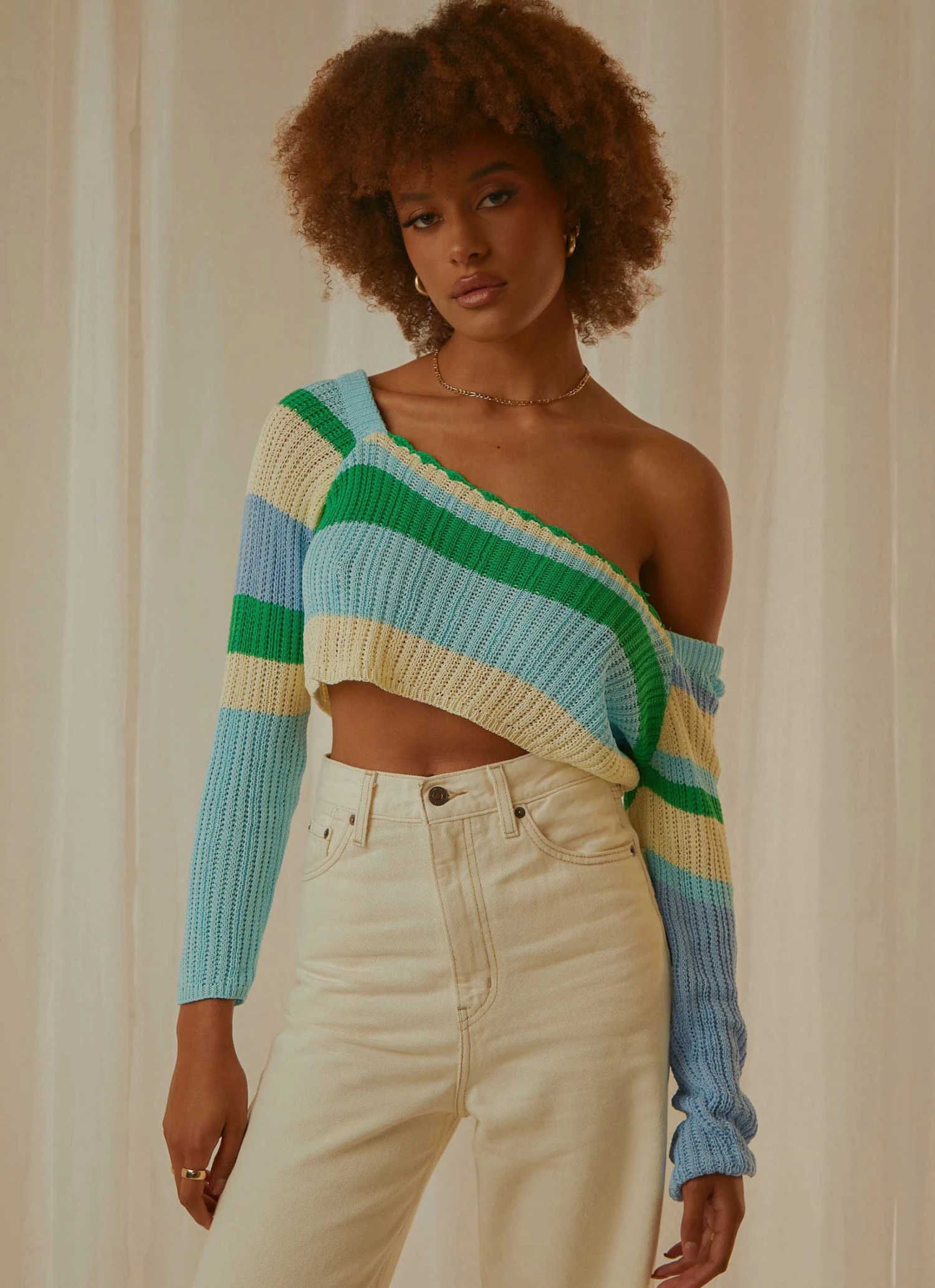 Peppermayo Exclusive Copacabana Crochet Top - Blue Green Multi New & Most Loved 2 Peppermayo Exclusive Copacabana Crochet Top - Blue Green Multi New & Most Loved