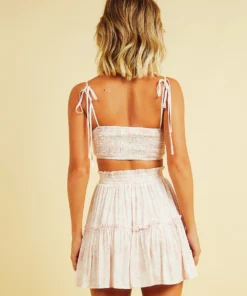 Peppermayo Bottoms Everything Skirt - Pink Floral