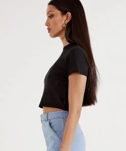 Afends New & Most Loved Rosa - Hemp Fitted Tee - Black 8 Afends New & Most Loved Rosa - Hemp Fitted Tee - Black