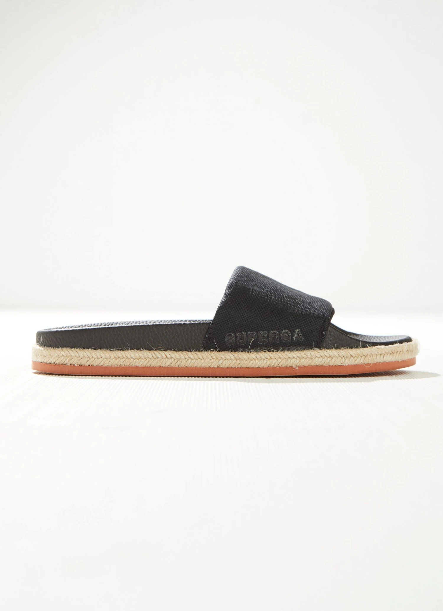 Superga 1908 Slides Organic Canvas Rop - 005 Black New & Most Loved 4 Superga 1908 Slides Organic Canvas Rop - 005 Black New & Most Loved