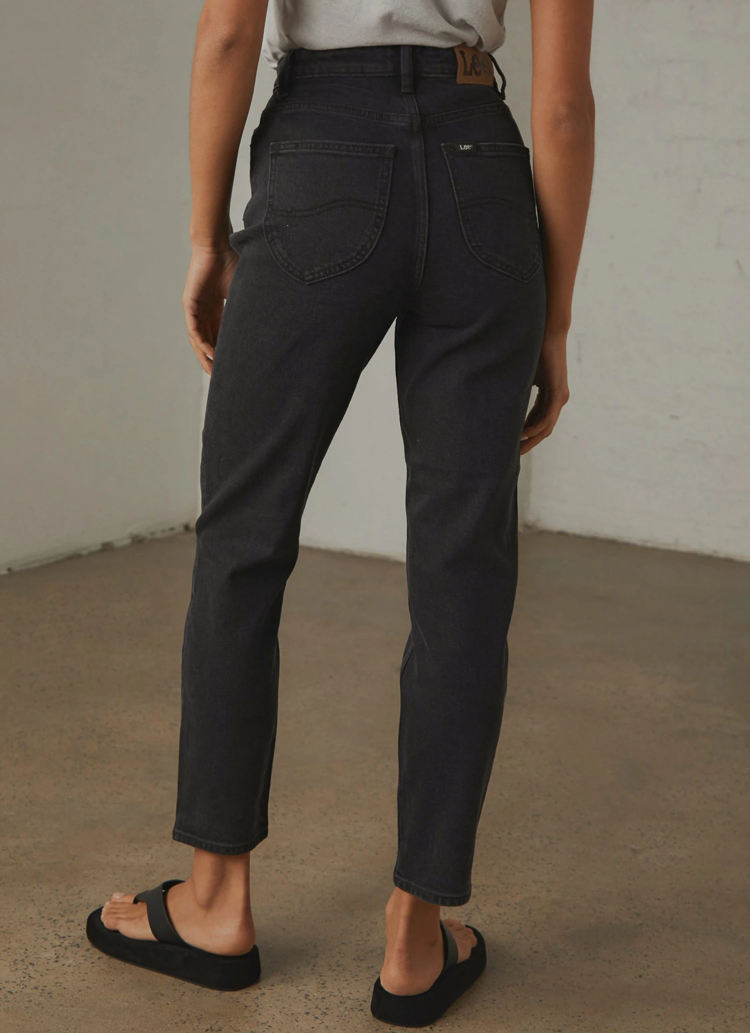 Lee High Moms Jean - Bias Black 5 Lee High Moms Jean - Bias Black