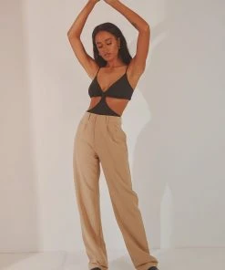 Peppermayo Pool Club Bodysuit - Black