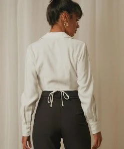 4th & Reckless Wyatt Shirt - White 9 4th & Reckless Wyatt Shirt - White