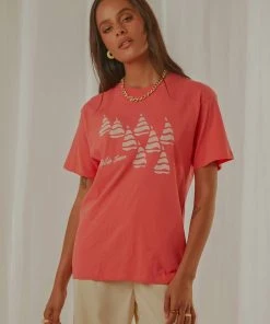Rolla's Cape Cod Tomboy Tee - Red