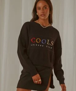 Cools Club New & Most Loved Leisure Club Knit - Black 7 Cools Club New & Most Loved Leisure Club Knit - Black