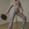 Peppermayo Exclusive Modern Girl Suit Pants - Slate New & Most Loved