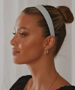 Peppermayo New & Most Loved San Fran Headband - Blue Gingham