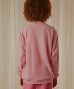 Lee Oversized Sweater - Prism Pink New & Most Loved