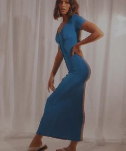 Peppermayo New Dresses Back To You Midi Dress - Blue 8 Peppermayo New Dresses Back To You Midi Dress - Blue