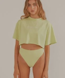 Vacancy Supply New & Most Loved Sundance High Waisted Bottoms - Lime
