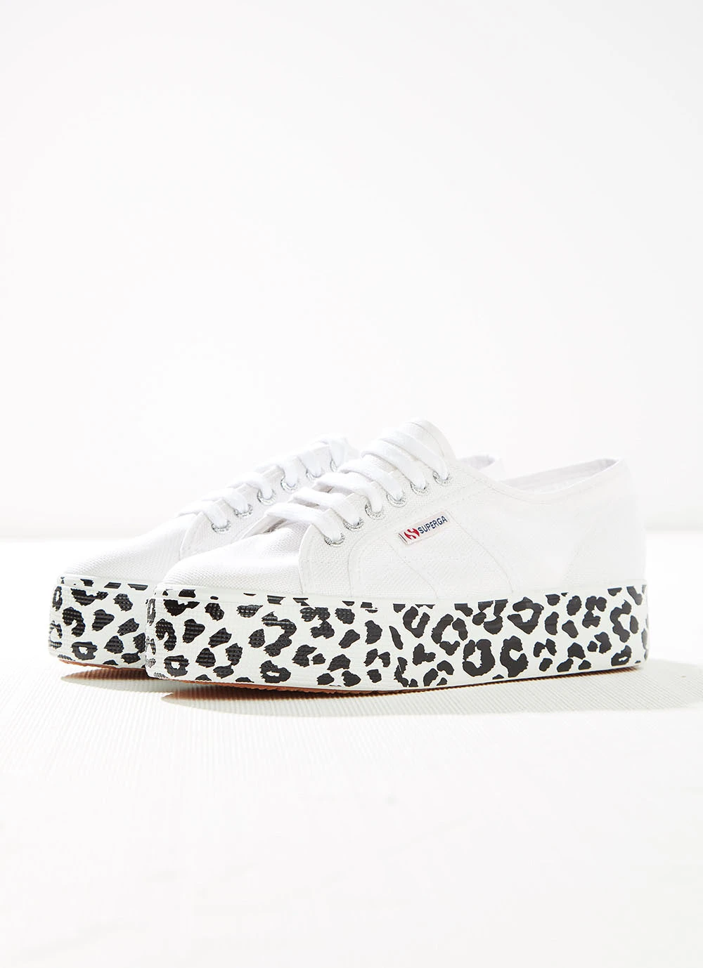Superga 2790 Cotw Printed Sneaker - White/ Leopard 2 Superga 2790 Cotw Printed Sneaker - White/ Leopard