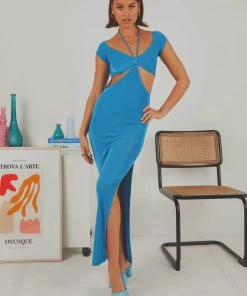 Peppermayo Sabotage Midi Dress - Blue 7 Peppermayo Sabotage Midi Dress - Blue