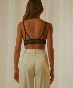 Kat The Label New & Most Loved Vienna Bralette - Black