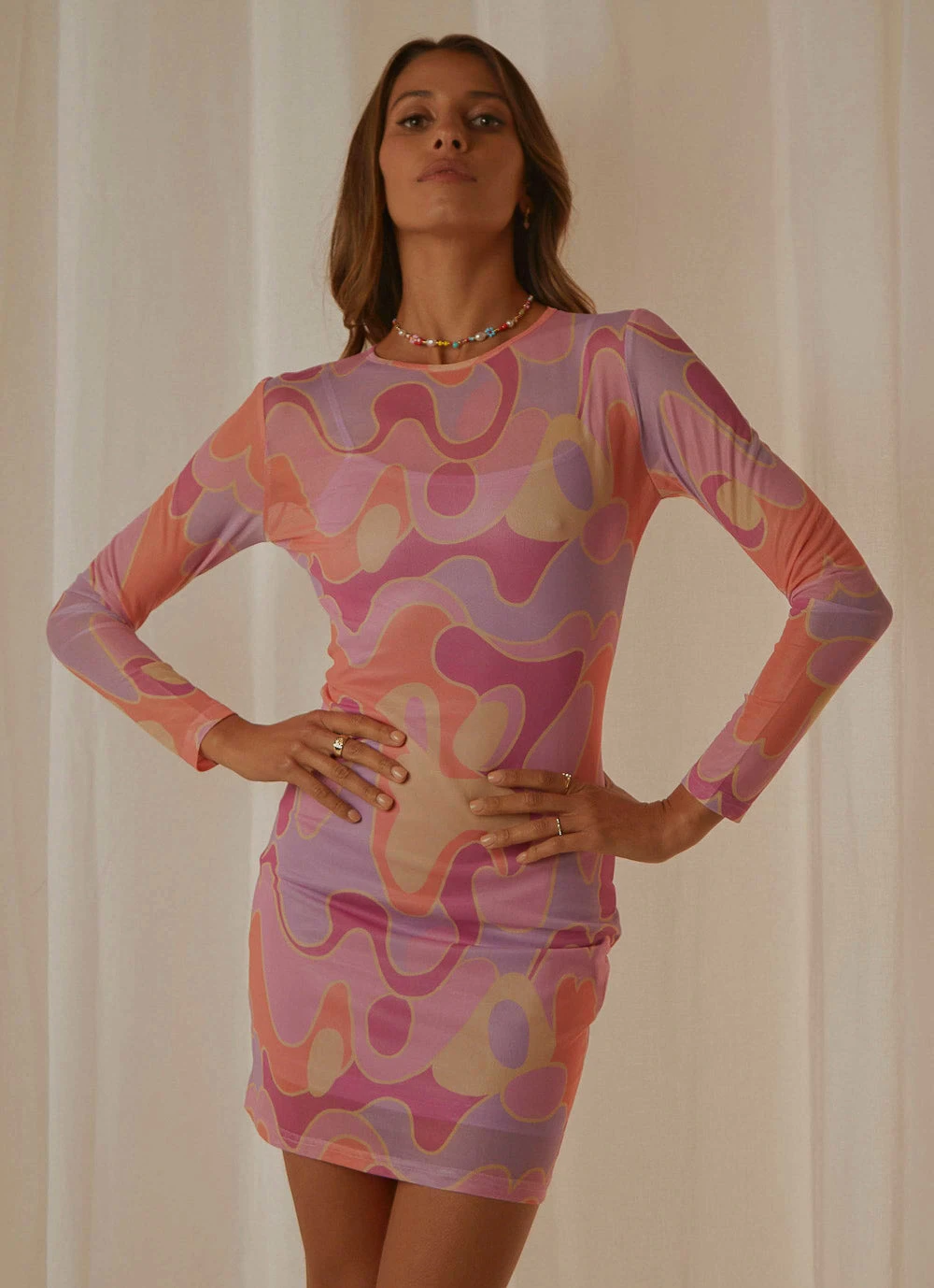 Peppermayo Exclusive New & Most Loved Keep Your Heart Mini Dress - Psychedelic 3 Peppermayo Exclusive New & Most Loved Keep Your Heart Mini Dress - Psychedelic