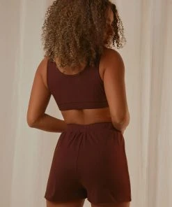 Peppermayo Exclusive PM Basic Organic Cotton Crop - Choc Brown 9 Peppermayo Exclusive PM Basic Organic Cotton Crop - Choc Brown