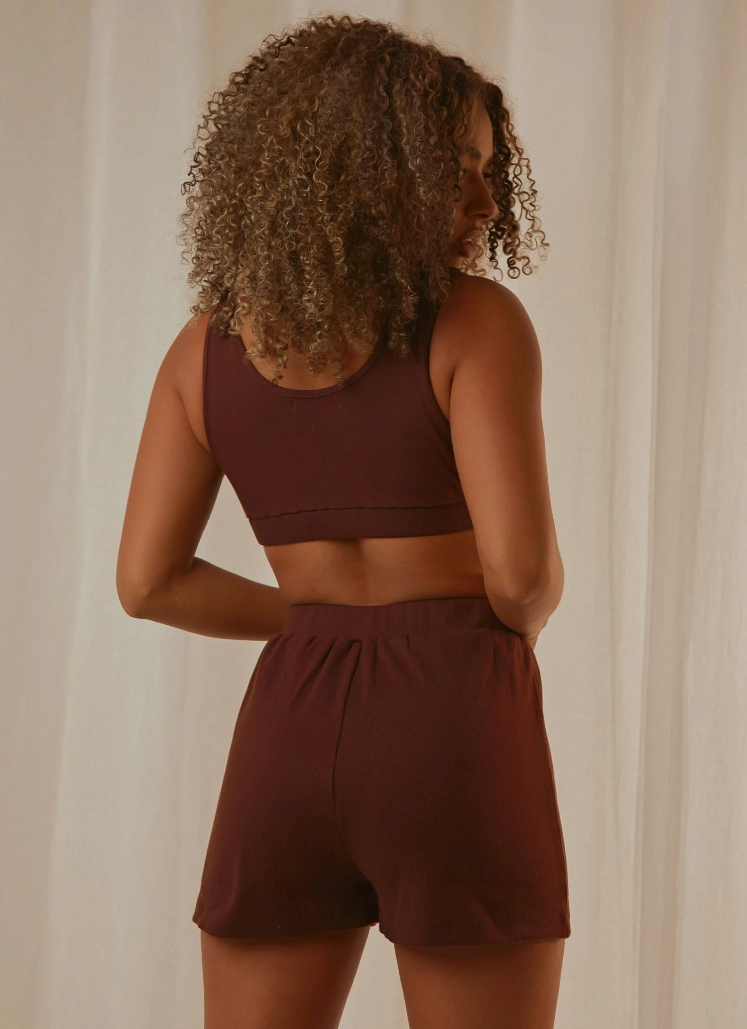 Peppermayo Exclusive PM Basic Organic Cotton Crop - Choc Brown 5 Peppermayo Exclusive PM Basic Organic Cotton Crop - Choc Brown