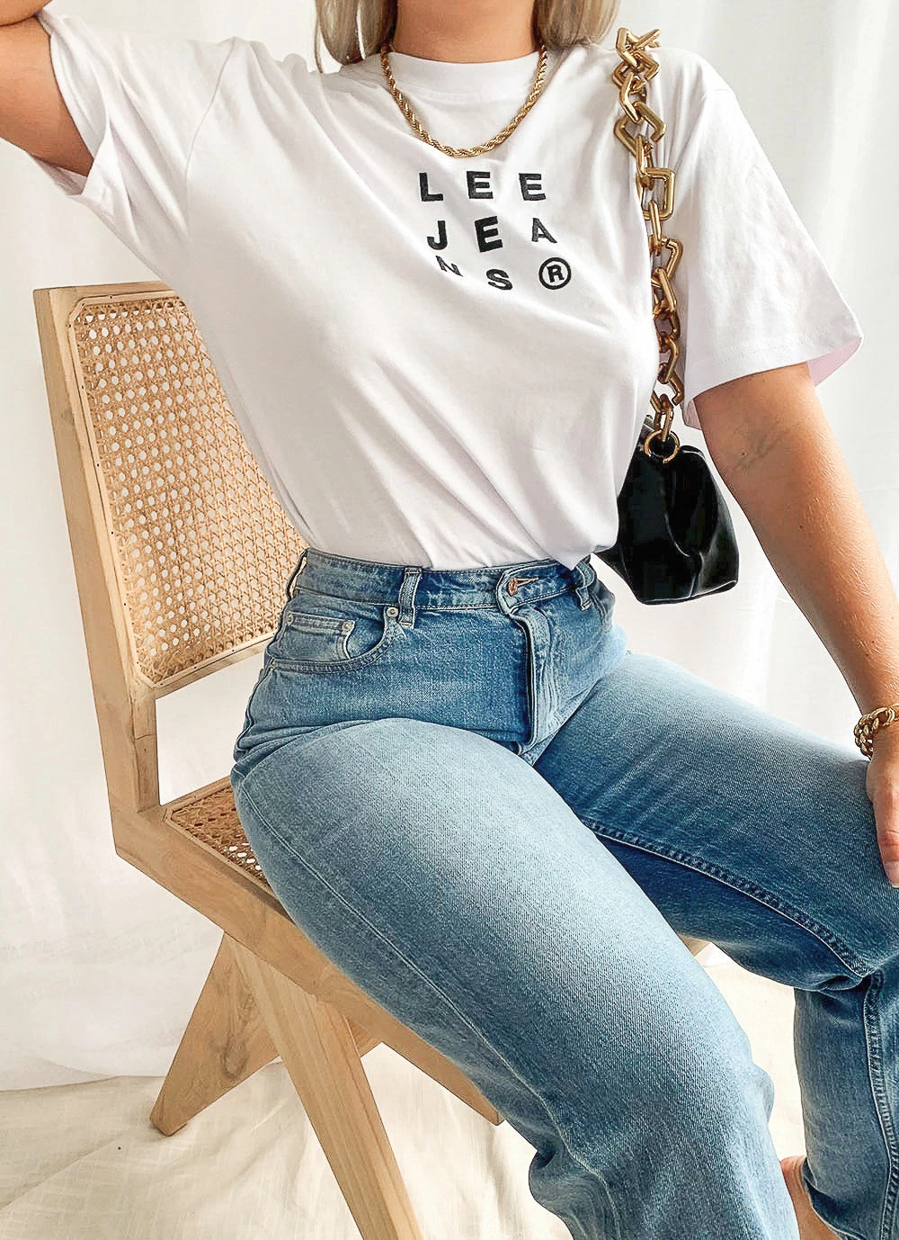 Lee New Tops Baggy Tee - Aspen White 1 Lee New Tops Baggy Tee - Aspen White