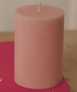 Candle Co New & Most Loved Moreton Eco Slim Pillar Candle- 5 X 7.5cm - Blush Pink 5 Candle Co New & Most Loved Moreton Eco Slim Pillar Candle- 5 X 7.5cm - Blush Pink