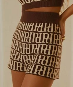 Peppermayo Exclusive Remix It Knit Short - Logo Mania