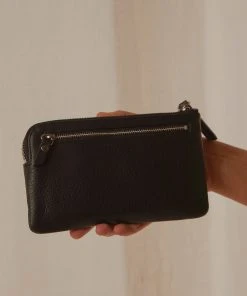 Status Anxiety Smoke And Mirrors Zip Wallet - Black New & Most Loved