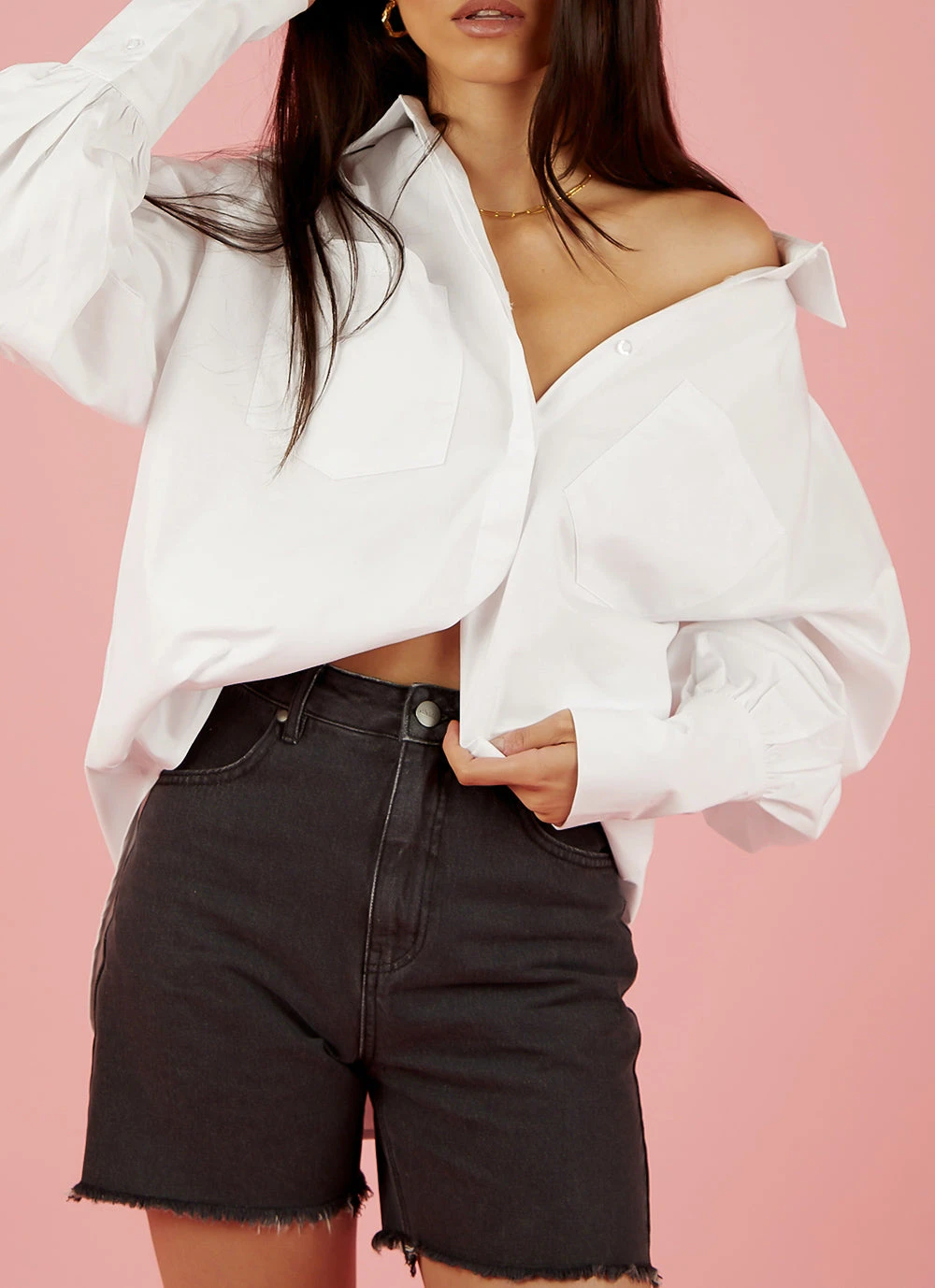 Lioness Fashion The Carrie Shirt - White New Tops 1 Lioness Fashion The Carrie Shirt - White New Tops