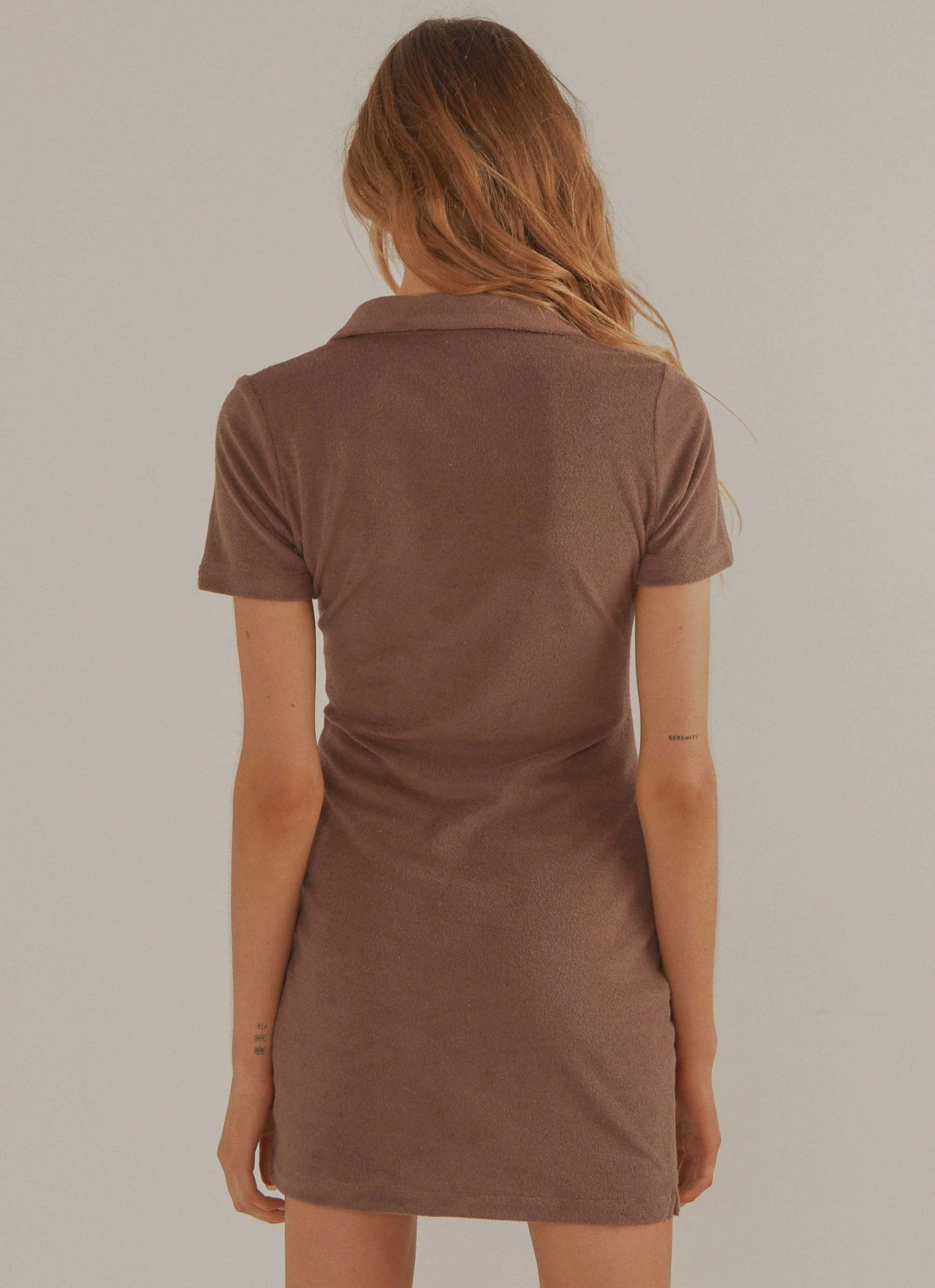 Vacancy Supply New & Most Loved Daylight Terry Mini Dress - Choc Brown 5 Vacancy Supply New & Most Loved Daylight Terry Mini Dress - Choc Brown