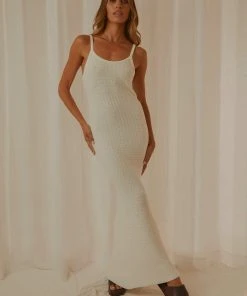 Charlie Holiday Whitehaven Dress - Coconut White