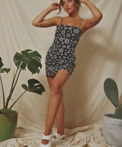 Afends Lola Hemp Mini Dress - Black 7 Afends Lola Hemp Mini Dress - Black