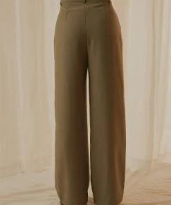 4th & Reckless New & Most Loved Archer Trouser - Muted Khaki 9 4th & Reckless New & Most Loved Archer Trouser - Muted Khaki