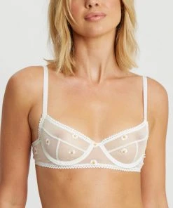 Saturday The Label Daisy Bra - White Daises New & Most Loved 8 Saturday The Label Daisy Bra - White Daises New & Most Loved