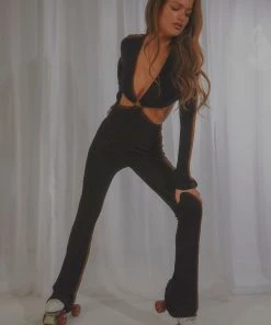 Peppermayo Exclusive Illusion Jumpsuit - Black