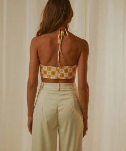 Peppermayo Exclusive New & Most Loved Frankie Crop - Fruity Check 9 Peppermayo Exclusive New & Most Loved Frankie Crop - Fruity Check