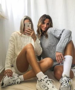 Peppermayo London Love Knit Jumper - White New Tops