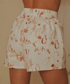 Peppermayo Exclusive New & Most Loved Raffi Linen Shorts - Safari