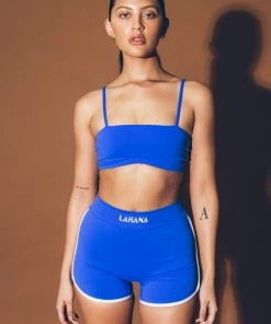 LaHana Swim Zadie Crop - Midnight Blue New & Most Loved