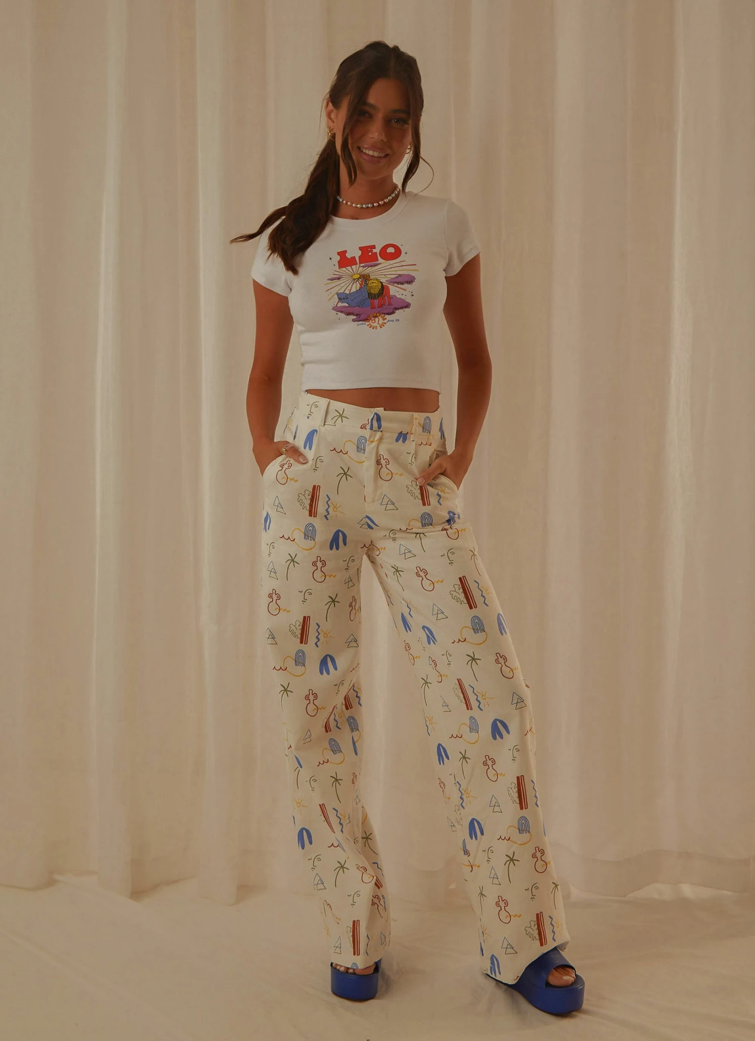 Wrangler New & Most Loved Leo Baby Tee - White 4 Wrangler New & Most Loved Leo Baby Tee - White