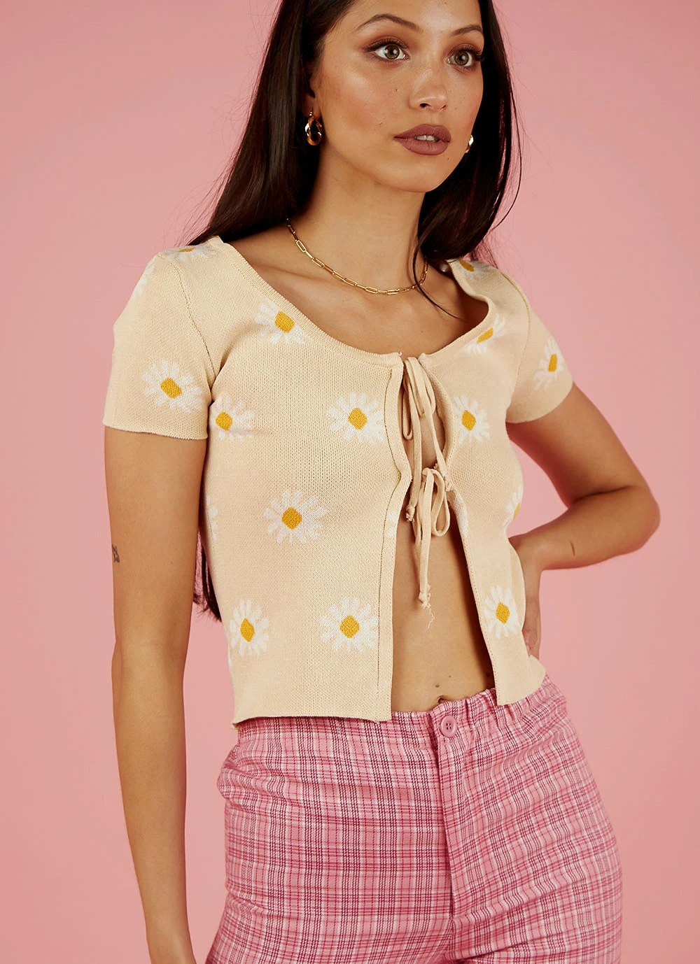 Peppermayo Girls Lunch Knit Top - Yellow 2 Peppermayo Girls Lunch Knit Top - Yellow