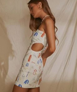 Peppermayo Exclusive Miya Linen Mini Dress - Santorini 10 Peppermayo Exclusive Miya Linen Mini Dress - Santorini