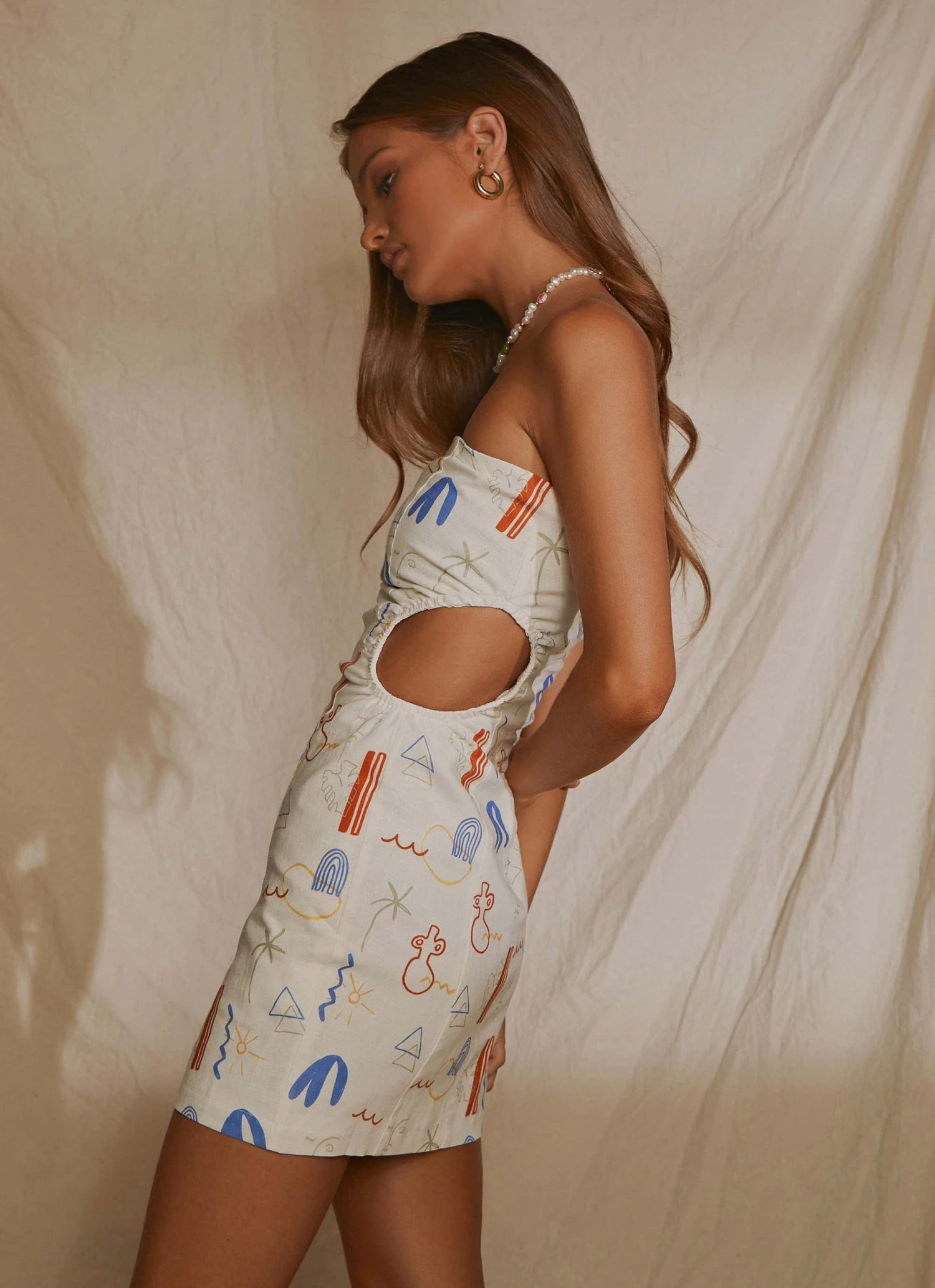 Peppermayo Exclusive Miya Linen Mini Dress - Santorini 5 Peppermayo Exclusive Miya Linen Mini Dress - Santorini