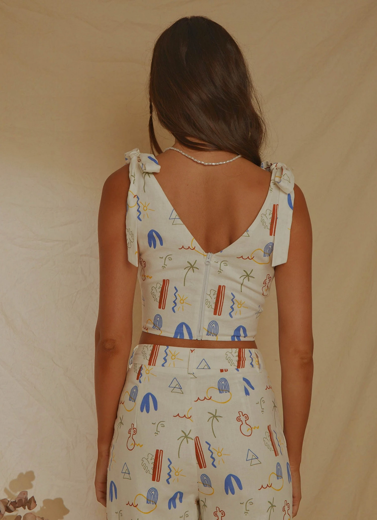 Peppermayo Exclusive Parisian Life Linen Bustier - Santorini - Pre-Order 6 Peppermayo Exclusive Parisian Life Linen Bustier - Santorini - Pre-Order