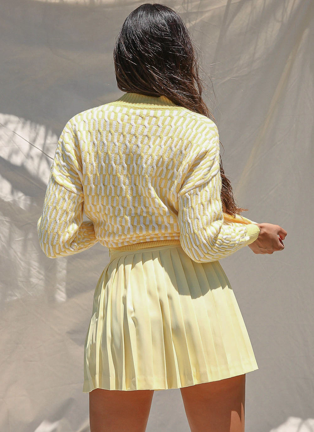 Peppermayo Exclusive No Boundaries Tennis Skirt - Yellow 4 Peppermayo Exclusive No Boundaries Tennis Skirt - Yellow