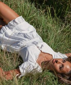 Peppermayo Free Falling Mini Dress - White New Dresses