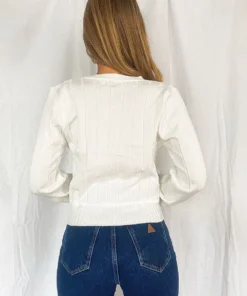 Peppermayo New Outerwear Between Us Knit Jumper - White