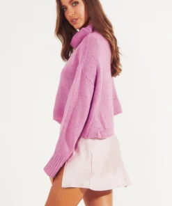 Peppermayo Thinking Of You Jumper - Purple