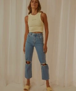 Abrand New & Most Loved A Venice Straight - Denise Rip Eco