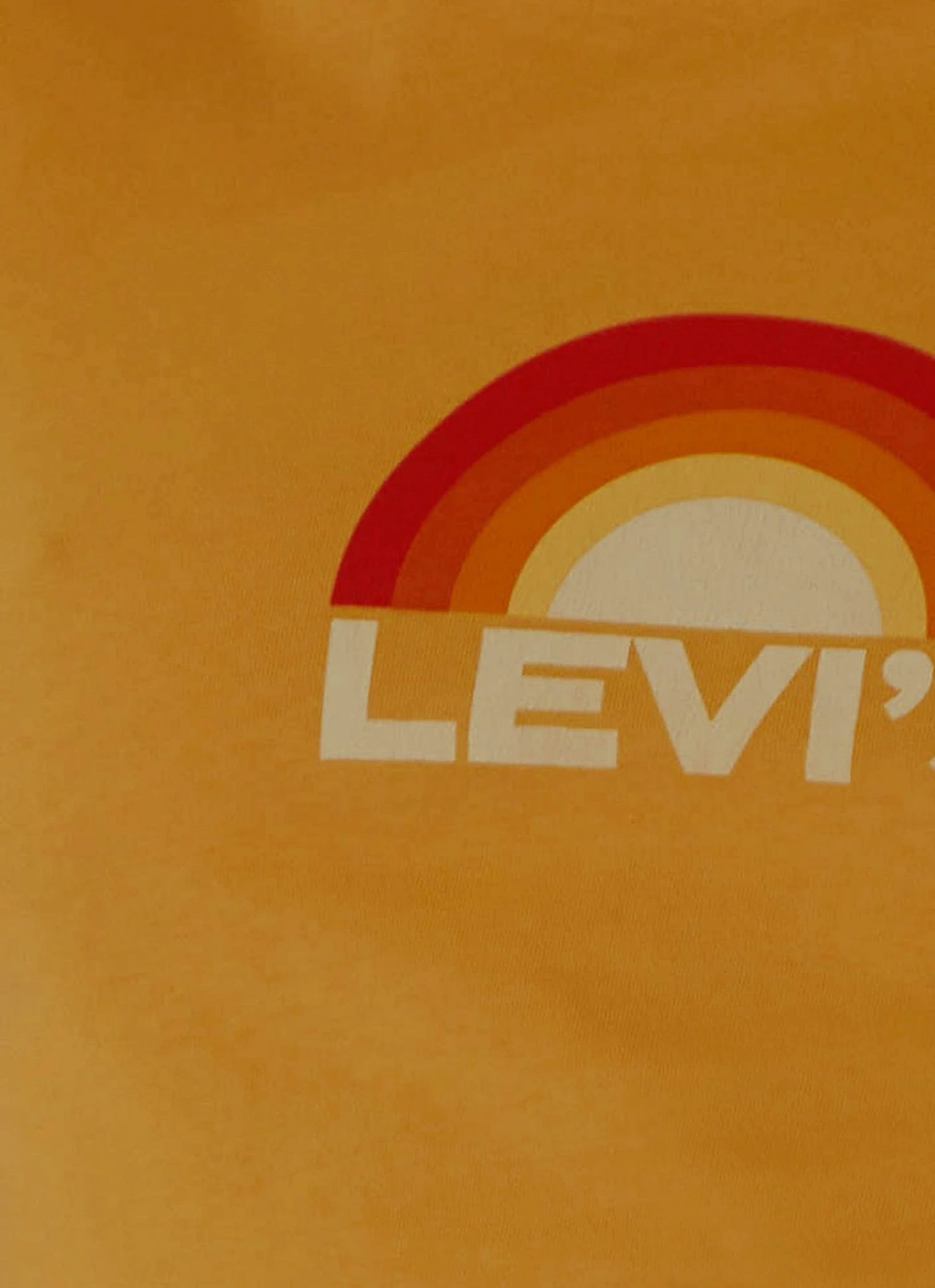 Levi's Cropped Jordie Tee - Sunrise Amber 5 Levi's Cropped Jordie Tee - Sunrise Amber